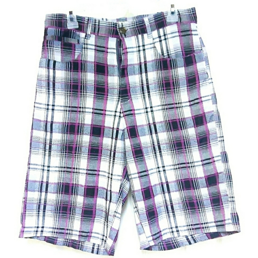 MECCA Men's Plaid Shorts
